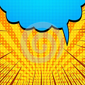 Comic dynamic bright concept