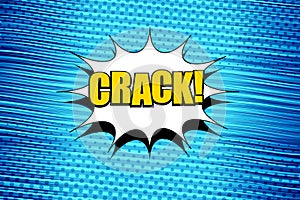 Comic dynamic bright page template