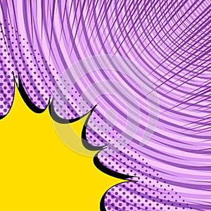 Comic dynamic explosive concept