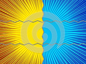 Comic dynamic frames composition