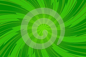 Comic abstract green bright template