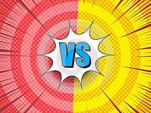Comic elegant bright rivalry background