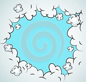 Comic elements background