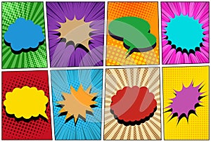 Comic elements concept