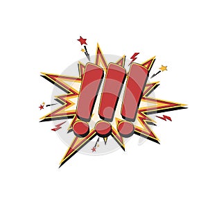 Comic exclamation mark