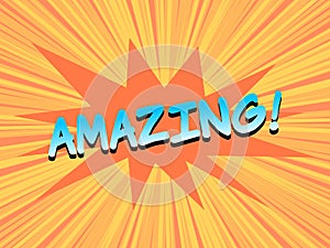 Comic explosive background