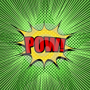 Comic explosive background