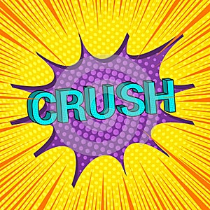 Comic explosive bright concept