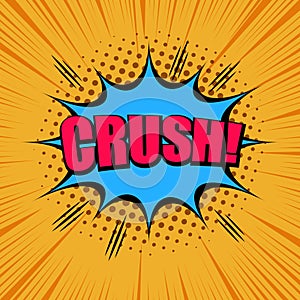 Comic explosive bright concept