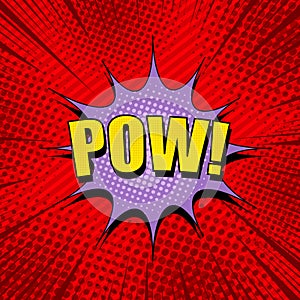 Comic explosive bright concept