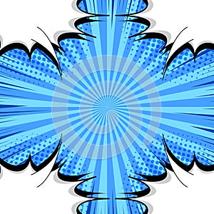 Comic explosive concept