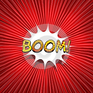 Comic explosive concept