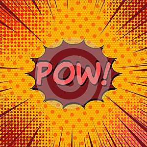 Comic explosive concept