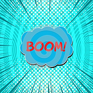 Comic explosive concept