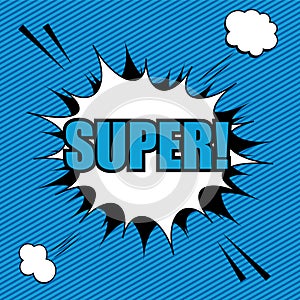 Comic explosive concept