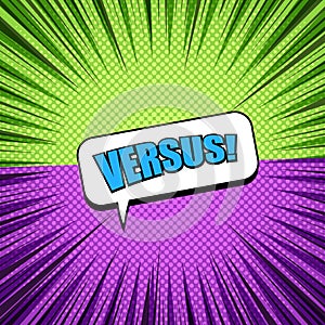 Comic explosive fight template