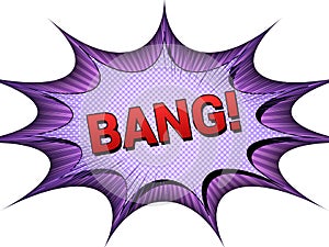 Comic explosive light template