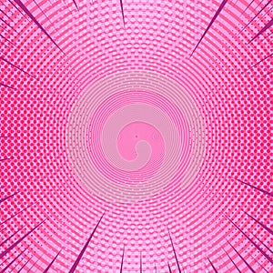 Comic explosive pink background