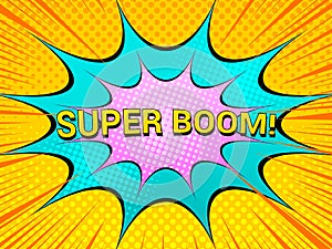 Comic explosive template