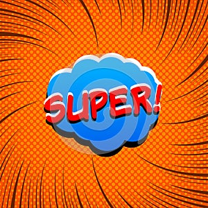 Comic explosive template