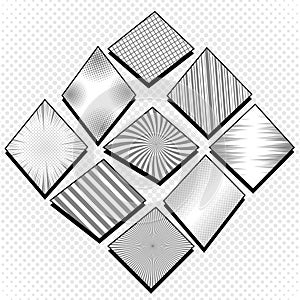 Comic frames composition