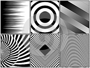 Comic funny monochrome composition