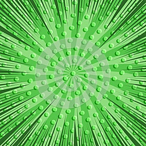 Comic green light explosive template