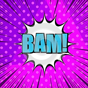 Comic light abstract concept