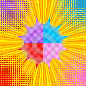 Comic light elegant concept