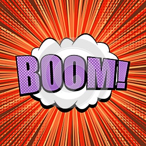 Comic light explosive concept