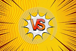 Comic light versus background