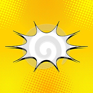 Comic light yellow concept