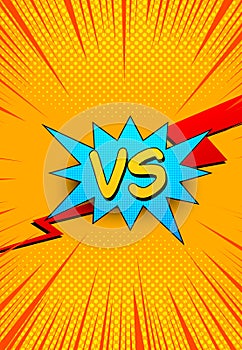 Comic orange bright explosive template