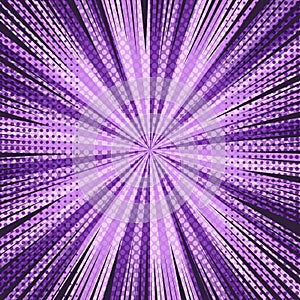 Comic page abstract purple template