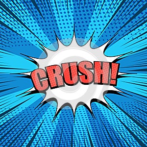 Comic page bright blue template