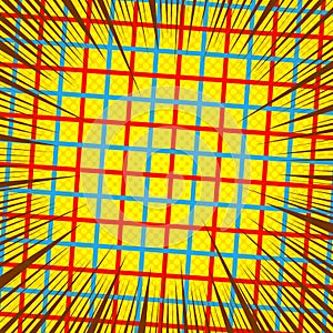 Comic page colorful template