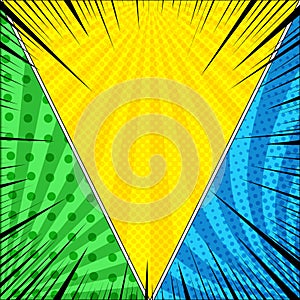 Comic page dynamic concept