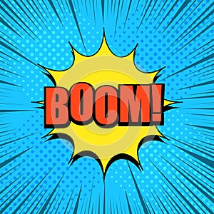 Comic page elegant blue concept