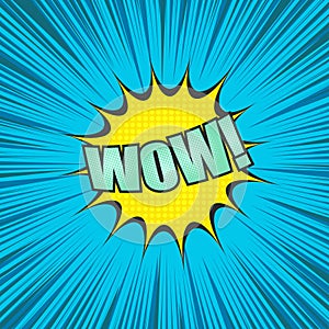 Comic page explosive dynamic template