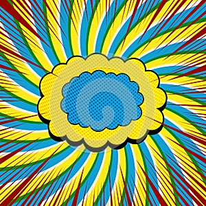 Comic page explosive template