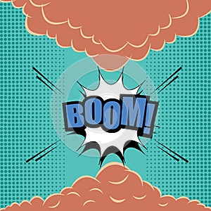 Comic page explosive template