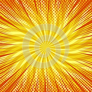 Comic page explosive template