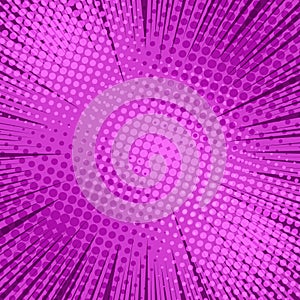 Comic page light purple background