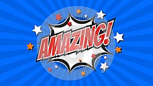 Comic Pop Art text message