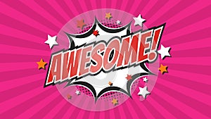 Comic Pop Art text message