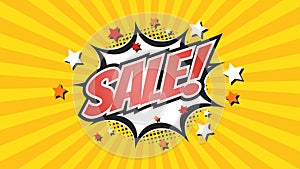 Comic Pop Art text message