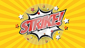 Comic Pop Art text message