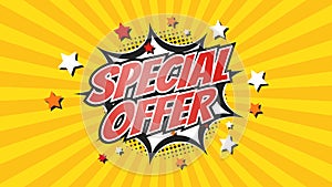 Comic Pop Art text message