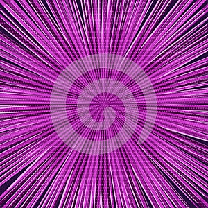 Comic purple dynamic background