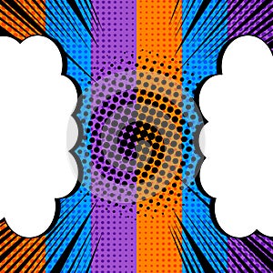 Comic rivalry concept